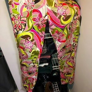 Y2K psychedelic abstract straight leg preppy pants